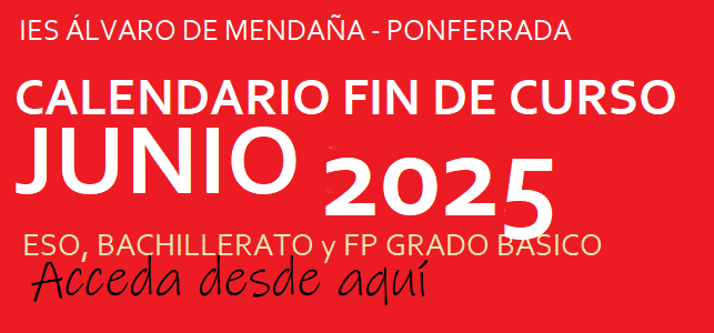 CALENDARIO JUNIO 2025 INFO FAMILIAS