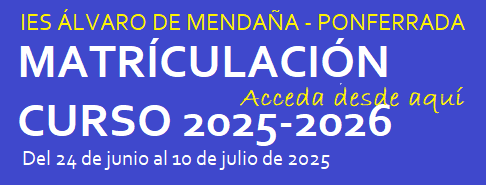 MATRICULA CURSO 25 26