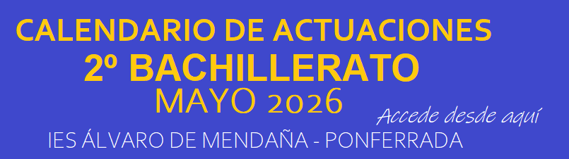 2º BACH MAYO 2026